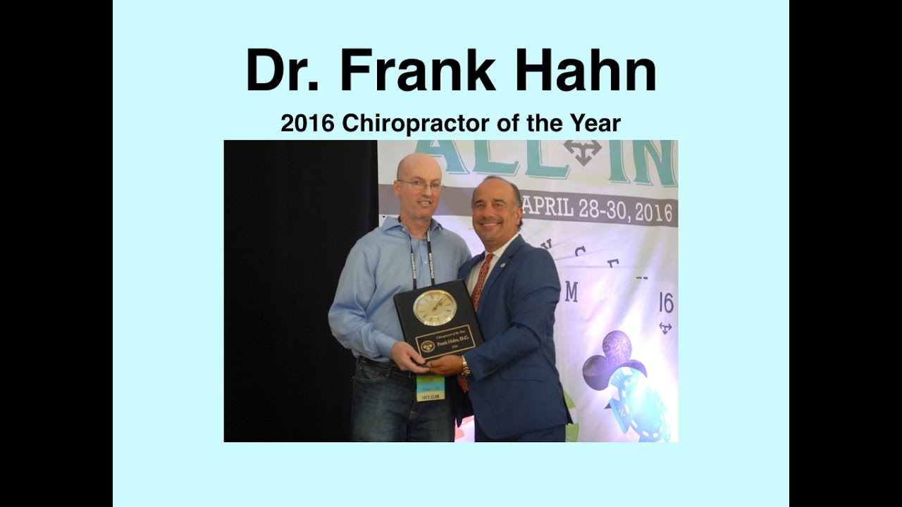 Dr. Frank Hahn - Franklin Park, NJ - Chiropractor of the Year