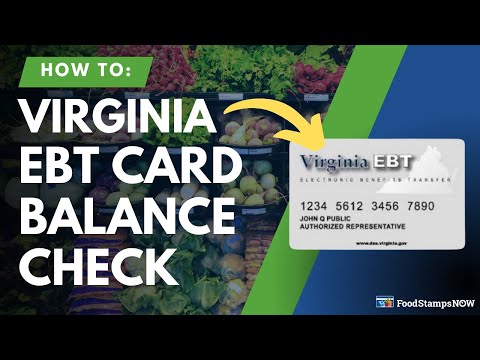 Virginia EBT Balance Check Instructions