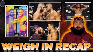 UFC 327 Weigh In Recap | Predictions and Analysis