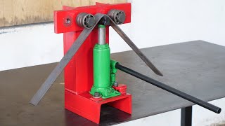 Make A Metal Bender | Simple Homemade Powerful Hydraulic Metal Bender | DIY
