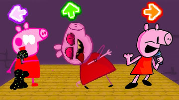 FNF Character Test | Gameplay VS Playground | VS Peppa Pig | VS Pibby Peppa Pig Muddy Puddles Peppa