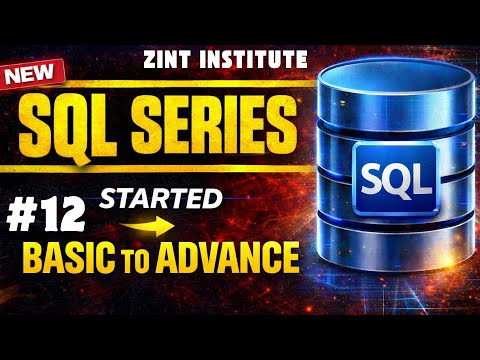 “SQL DML Commands in Hindi | INSERT, UPDATE, DELETE, SELECT Explained | Episode 12 | Zint Institute”