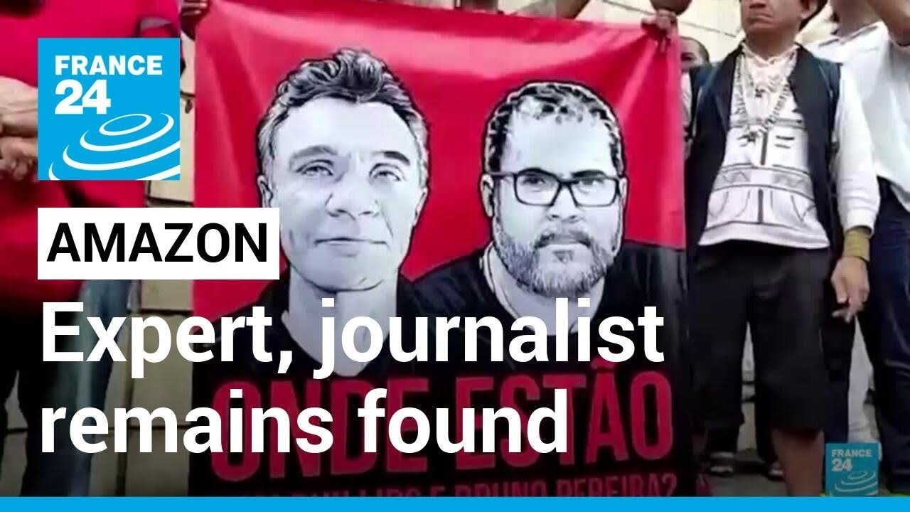 Brazil police find remains in search for journalist, expert missing in Amazon • FRANCE 24 English