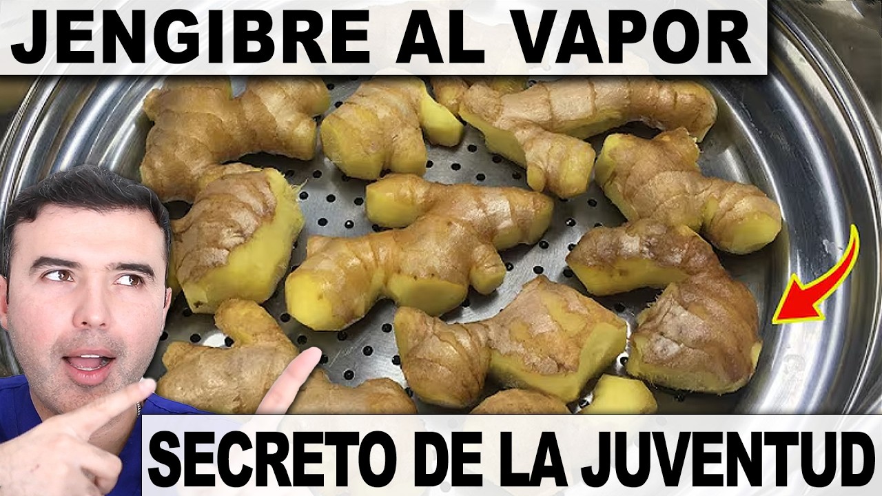 JENGIBRE AL VAPOR EN AYUNAS ¡Mi abuela vivió 97 años con esta receta!