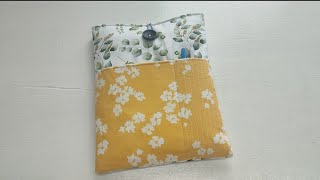 DIY Book Sleeve 📚 | Book Sleeve Sewing Tutorial #diy #handmade