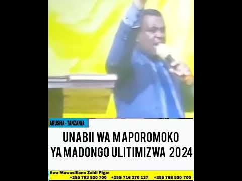 Unabii Wa Mvua Na Maporomoko Ya Madongo 2024 Ulitimizwa