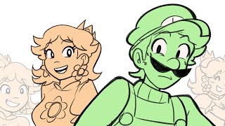 How Luigi and Daisy Started Dating  Mario (ANIMATIC)