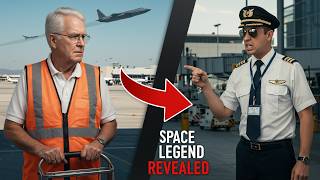 Captain Ridicules 72 Year Old Baggage Crew — Until His Secret Test Pilot Identity is Revealed 2