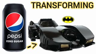 Transformando Una Lata De Pepsi En Un Batimovil De Batman Transforming