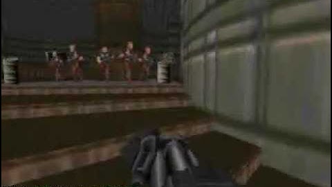 Doom E1M7 playthrough with modified monsters