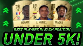 BEST FIFA 22 PLAYER UNDER 5K IN EVERY POSITION!! #FIFA22 ULTIMATE TEAM