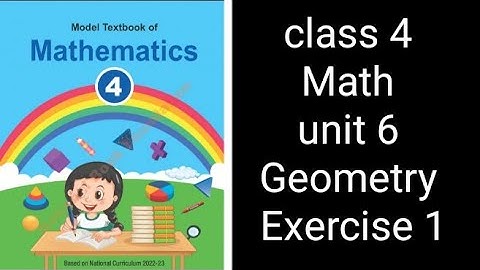 Class 4 Math | Unit 6 Exercise 1 | Geometry | NBF Federal Board
