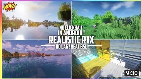 Top 1 SHADER FOR MINECRAFT PE 1.19 | BSL SHADERS MINECRAFT PE | BSL SHADER