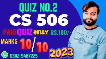 CS506 Web Design and Development Quiz No 2 Spring 2023 Live Attempt | Knowledge of World