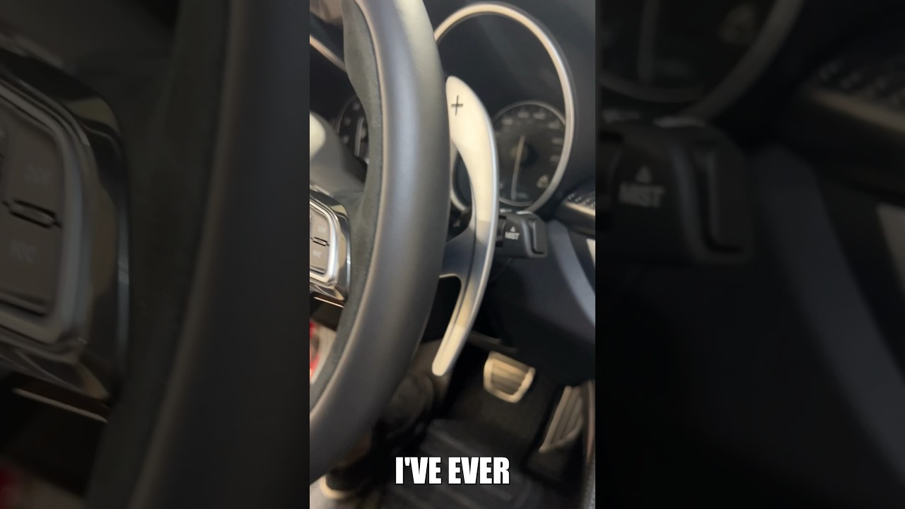 This Alfa Romeo Has Giant Paddle Shifters! 