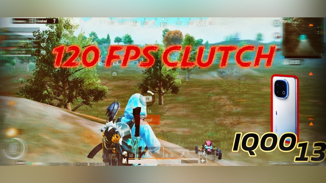 BGMI 120 FPS CLUTCH ! IQOO 13 GAMING PERFORMANCE 120 FPS ! RICHKANO ...