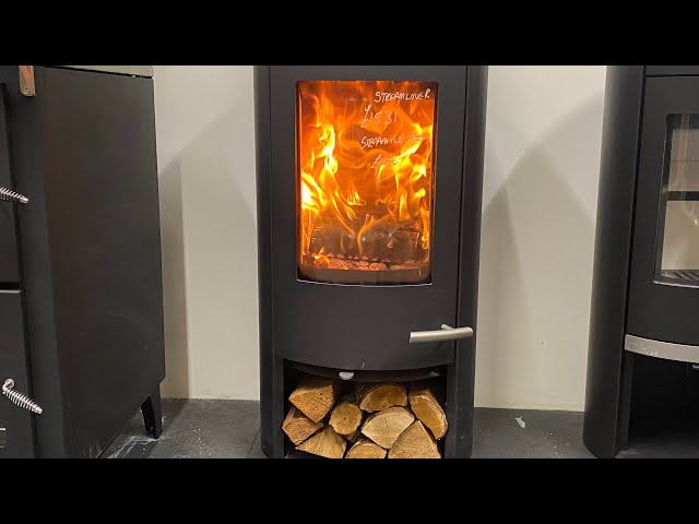 TERMATECH TT20 STREAMLINE R Free Standing Cylinder Wood Burning Stove - Low  Dtc - Natural Heating - YouTube