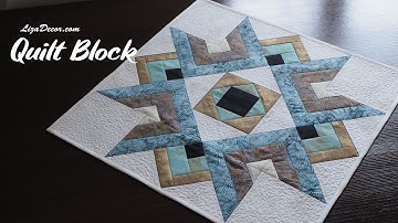 Quilt Block Storm - Design and use a ruler or paper. Everything under the video. #lizadecor ⬇️⬇️⬇️