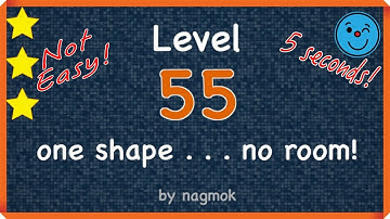 Brain It On! Level 55 one shape No Room! three stars by nagmok
