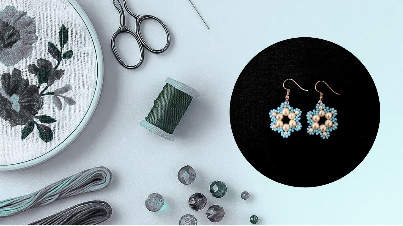 ✨ Tutorial: How to Make Beaded Pearl Earrings – Easy Handmade Jewelry for Beginners