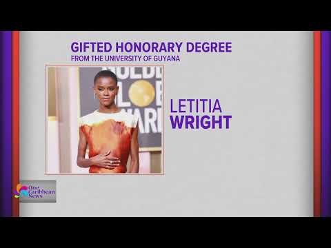 Letitia Wright Receives Honorary Degree from University of Guyana