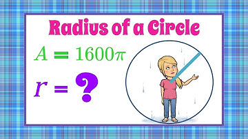 How to Find the Radius of a Circle from the Area | 7.G.B.4 💚💙