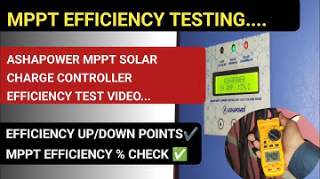 Solar mppt charge controller efficiency test | Mppt efficiency test | Ashapower neon 80 hv | mppt