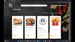 WSA Group Internship Project Submission :Food Order Website screenshot 1