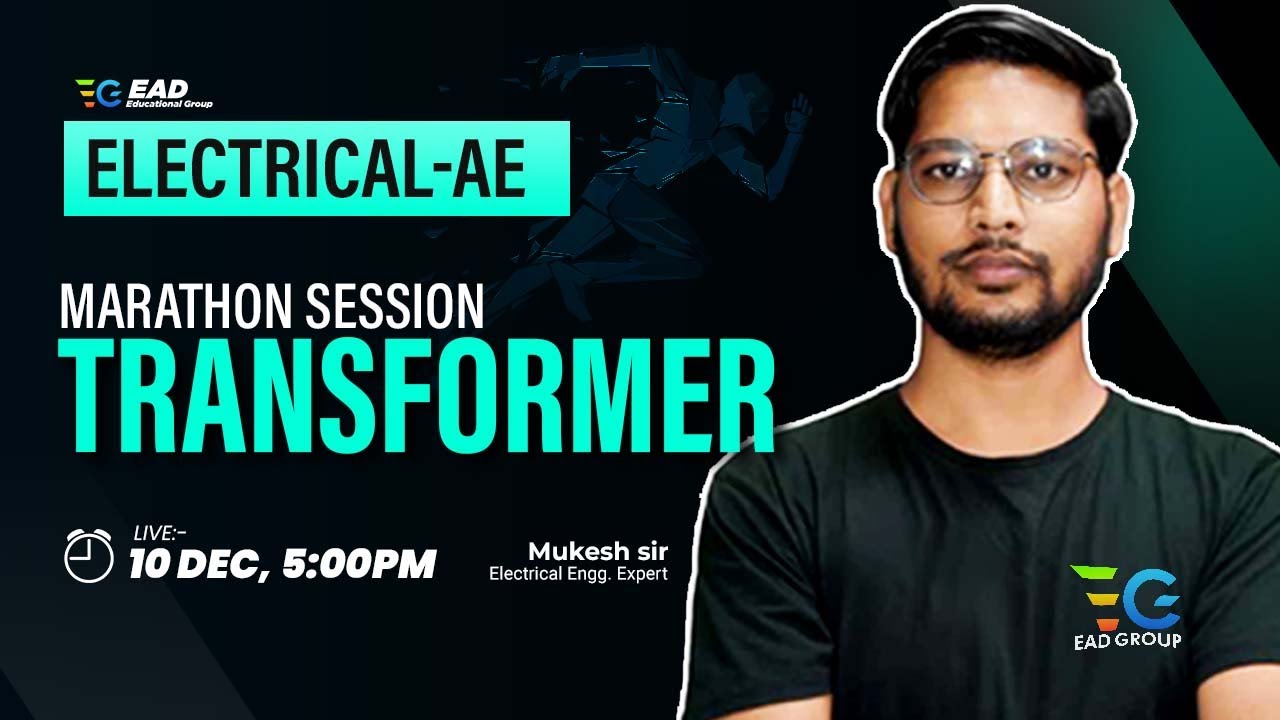 AEElectrical, DC Machine Marathon by Mukesh Sir AE ELECTRICAL EAD