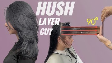 How to Cut a Perfect Hush Cut | Hush Layer Cut Haircut Guide Tutorial | (Step-by-Srep) | Hair Cut