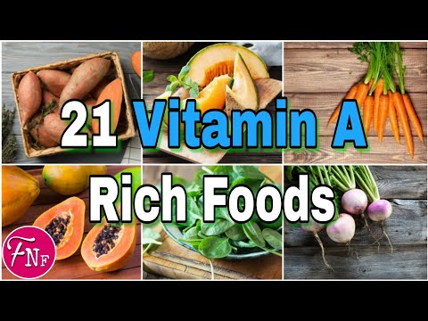 Wideo: Jedzenie warzyw w celu spożycia witaminy A - jakie są niektóre warzywa bogate w witaminę A