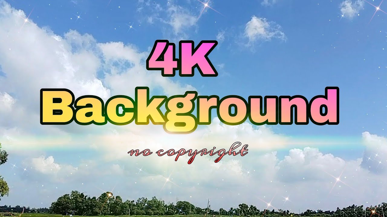 4k Natural Blue Sky Video background No Copyright Background download
