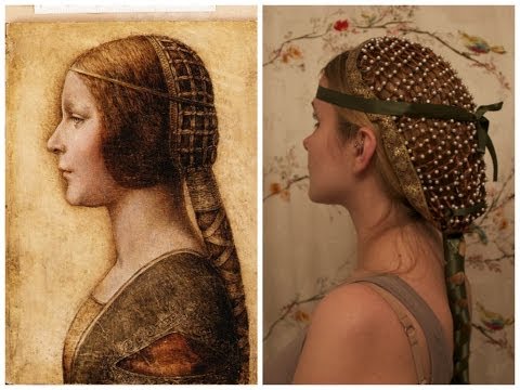 Collaboween Diy Hair Snood Inspired By Da Vinci S La Bella