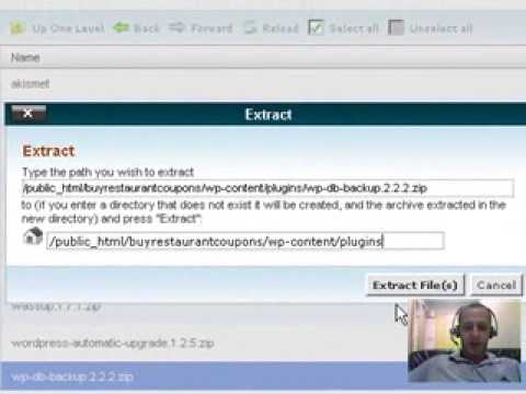How to Extract and Activate Wordpress Plugins