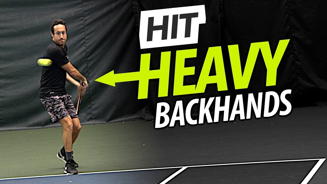 Backhand Rows Heavy How to Hit HEAVY Backhand Topspin (flat backhand fix) - YouTube