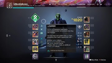 Loadout error code weasel