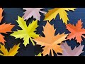 How To Make a Maple leaf Origami DIY Maple Leaf