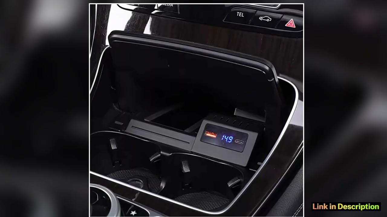 15W car wireless charging phone charger fast charger charging pad plate for Mercedes Benz W205 X253