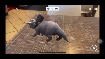 1st time AR Assemblr Dinosaur