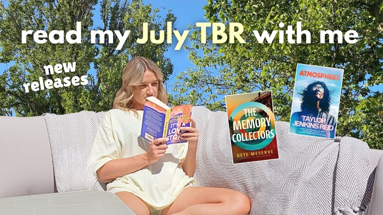 summer reading vlog ☀️🍉  read my July TBR with me