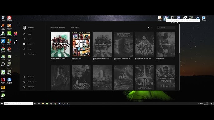Meus jogos desapareceram da biblioteca do inicializador da Epic Games -  Suporte de Loja Epic Games