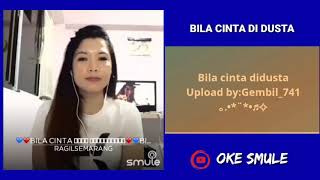 BILA CINTA DI DUSTA Karaoke Smule Tanpa Vokal Cowok