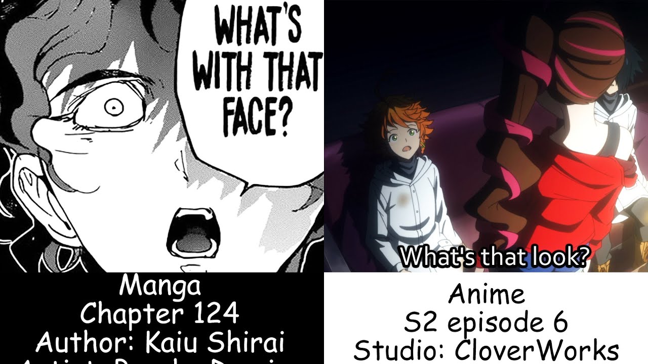 Anime VS Manga - The Promised Neverland Season 2 Episode 8-9 (Comparison +  Changed Scenes) 