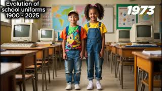 Evolution Of School Uniforms1900 - 2025