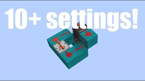 How to build an adjustable clock circuit in Minecraft!