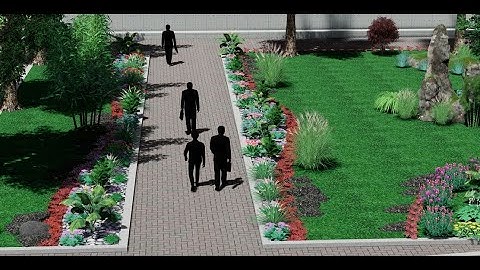 Modern Office Landscape Design | Corporate Outdoor Space (Cinematic Visualization)