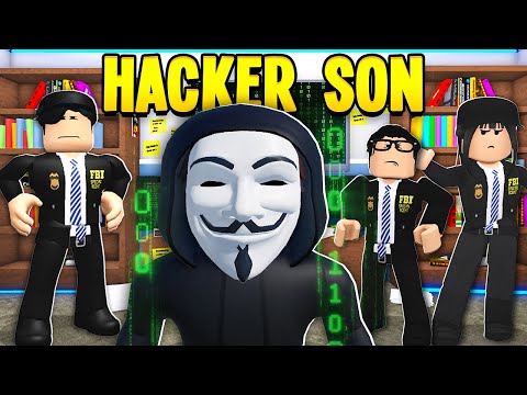 HACKER SON Adopted By F.B.I FAMILY! (Roblox Bloxburg)