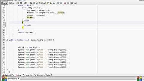 Simple JAVA Program for Binary to Decimal conversion