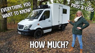 The SURPRISING Cost Of Converting This Van! Full Van Build Cost Breakdown PLUS Our Tips & Hints