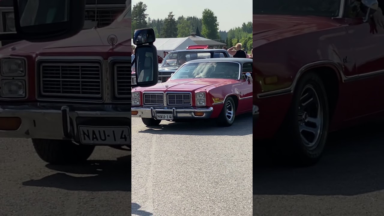 Выездное шоу в Туури - Красный автомобиль 